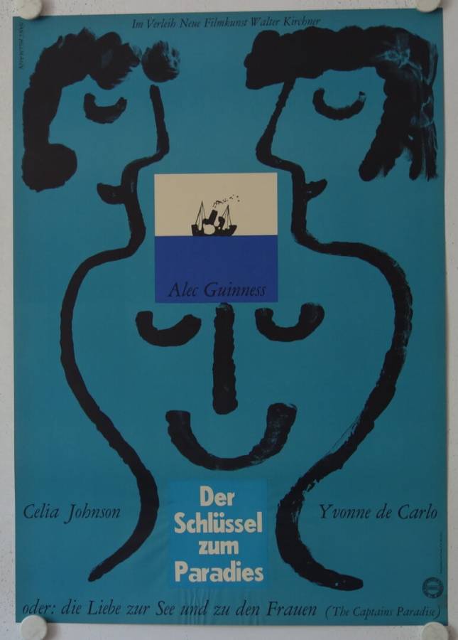 Der Schlüssel zum Paradies originales deutsches Filmplakat